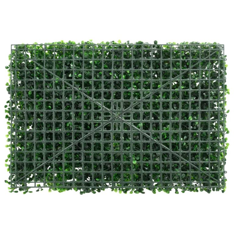   Gard din plante artificiale, 24 buc., verde, 40x60 cm