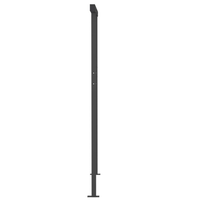 Copertină retractabilă manual cu LED, crem, 3x2,5 m