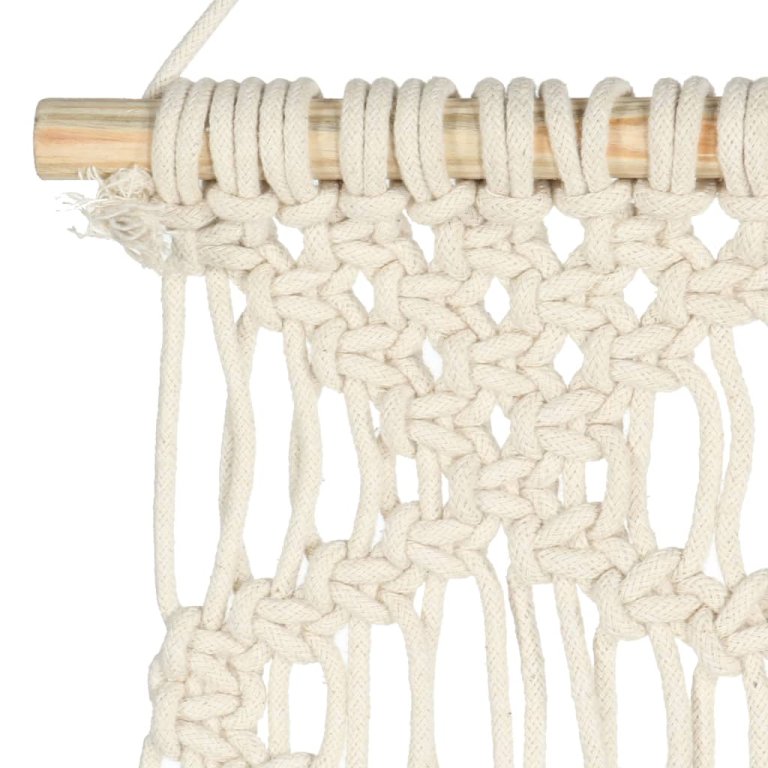 Cuier de perete Macrame, 40x80, bumbac