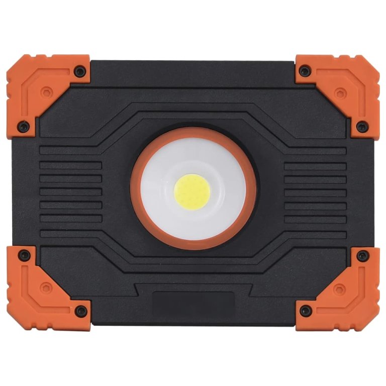 Reflector portabil cu LED, 10 W, alb rece, ABS