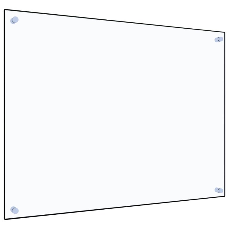 Panou antistropi bucătărie transparent 80x60 cm sticlă securiz.