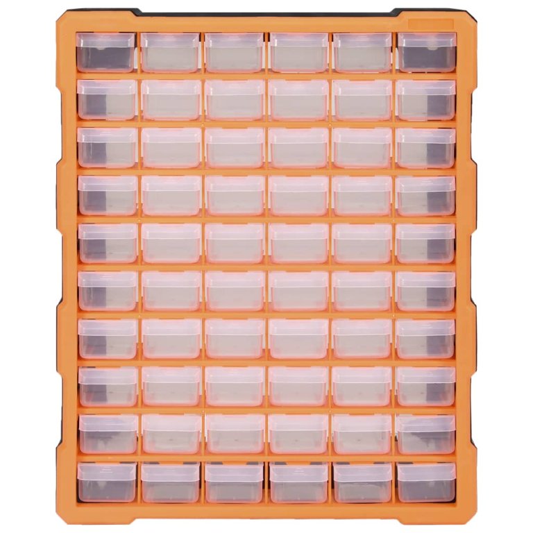 Organizator cu 60 de sertare, 38 x 16 x 47,5 cm