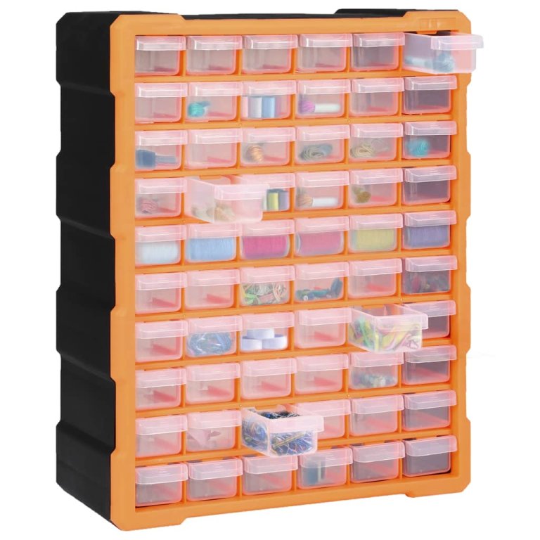 Organizator cu 60 de sertare, 38 x 16 x 47,5 cm