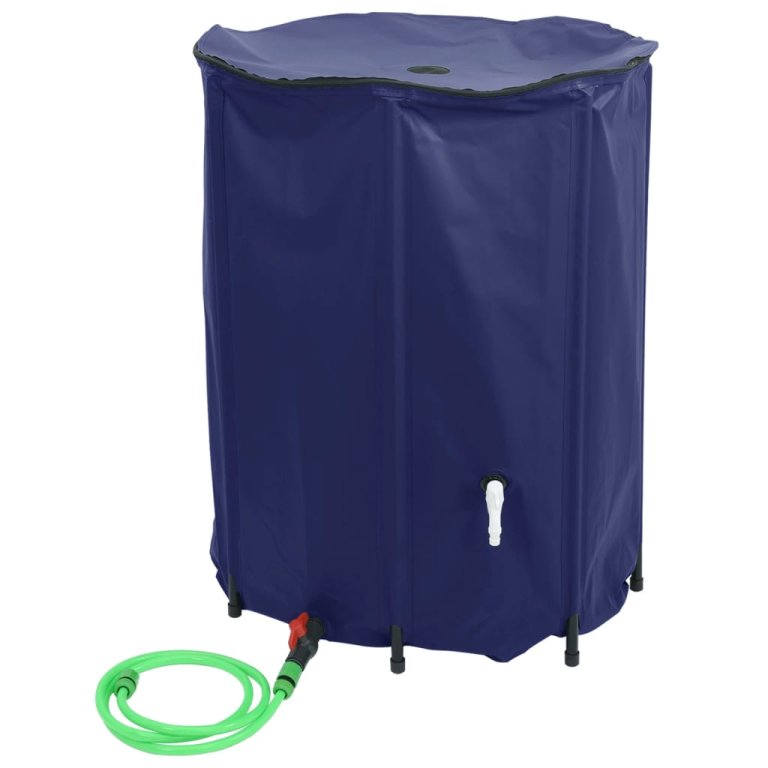 Rezervor de apă cu robinet, pliabil, 500 L, PVC