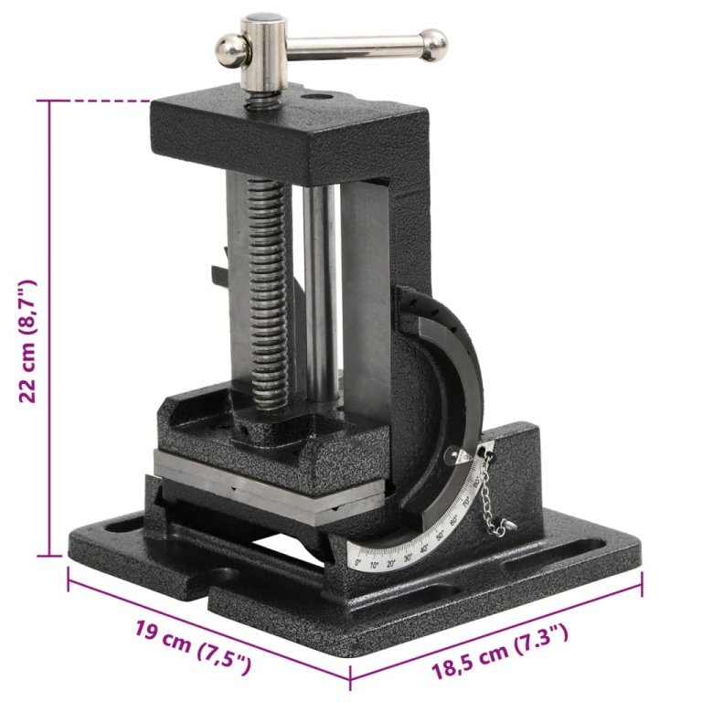 Menghină cu înclinare mașină găurit, acționare manuală, 110 mm