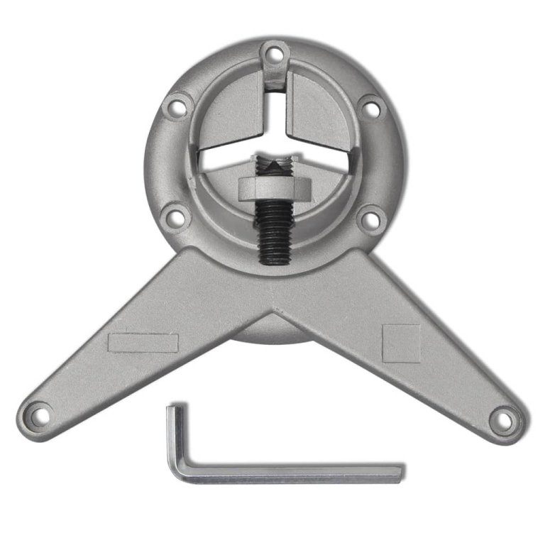 Picioare de masă reglabile în înălțime, crom, 710 mm, 4 buc.