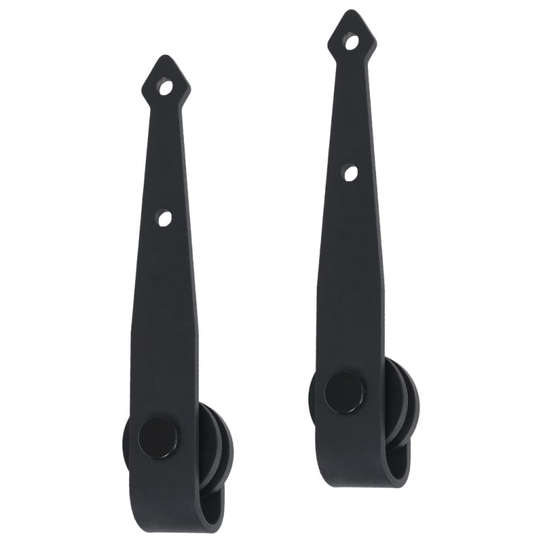 Set glisare ușă mini pentru dulap, oțel carbon, 152 cm