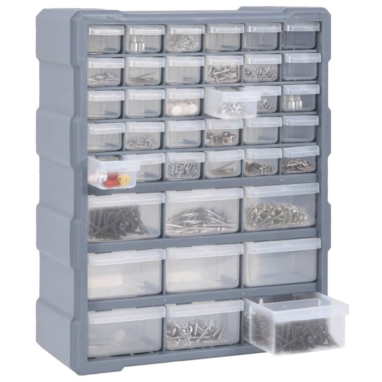 Organizator cu 39 de sertare, 38 x 16 x 47 cm