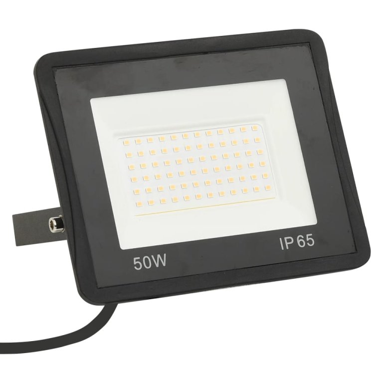 Proiector cu LED, 50 W, alb cald