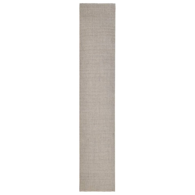 Covor din sisal natural, nisipiu, 66x350 cm