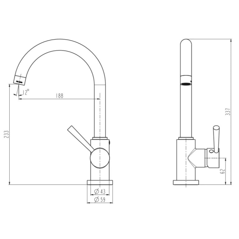 SCHÜTTE Baterie mixer de chiuvetă 