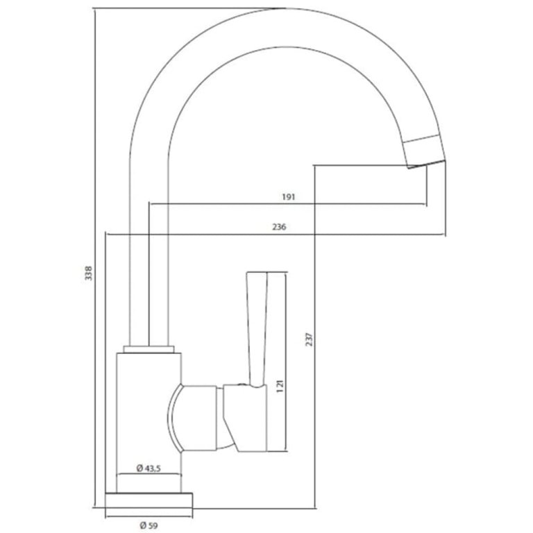 SCHÜTTE Baterie mixer de chiuvetă 