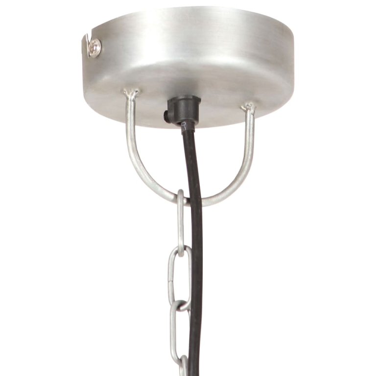 Lampă suspendată industrială, 25 W, argintiu, rotund, 30 cm E27