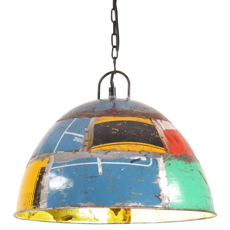 Lustră industrială vintage, 25 W, multicolor, 41cm, rotund, E27