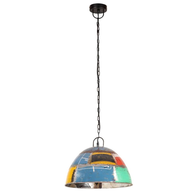 Lustră industrială vintage, 25 W, multicolor, 41cm, rotund, E27