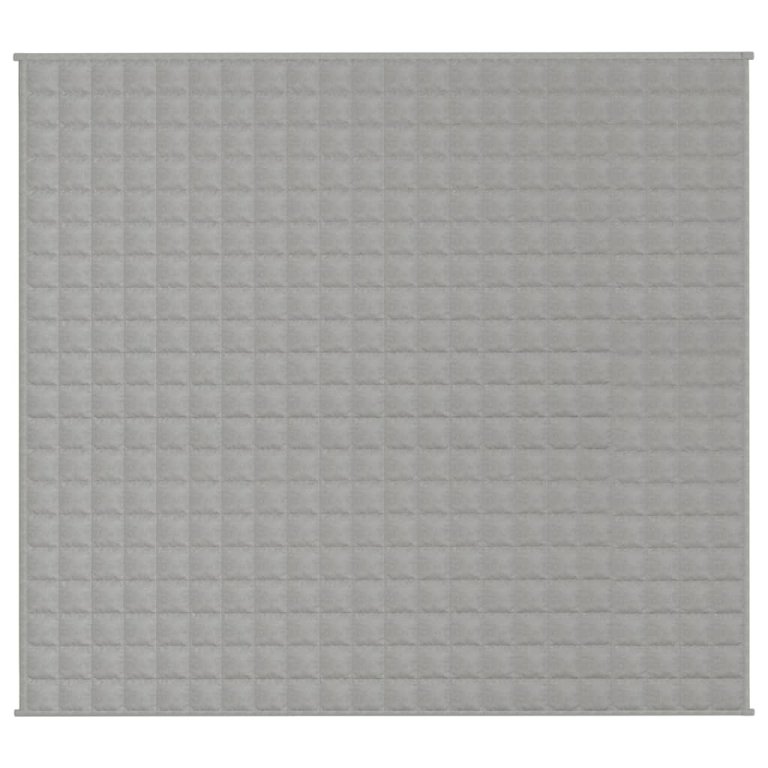 Pătură cu greutăți, gri, 200x225 cm, 13 kg, material textil