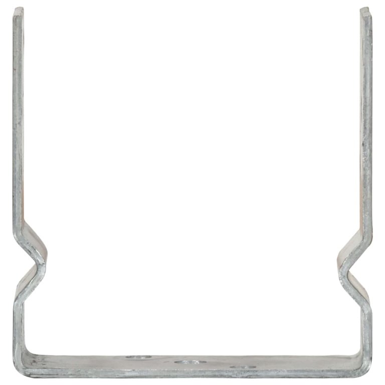 Ancore de gard, 6 buc., argintiu, 14x6x15 cm, oțel galvanizat