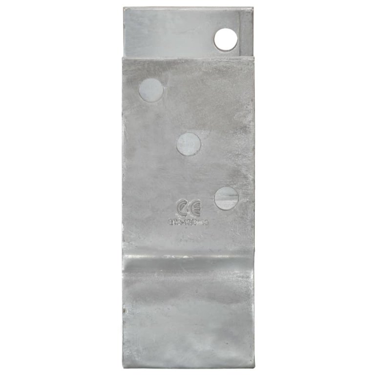 Ancore de gard, 6 buc., argintiu, 14x6x15 cm, oțel galvanizat