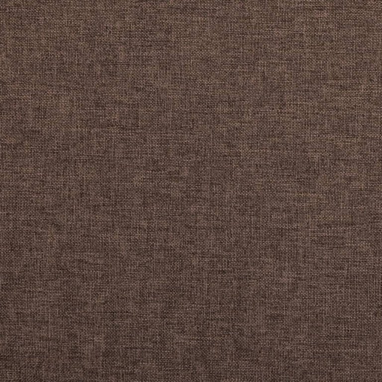 Draperie opacă, aspect de in, gri taupe, 290x245 cm, cu cârlige