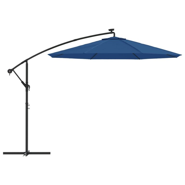 Pânză de schimb umbrelă de soare, albastru azuriu, 300 cm