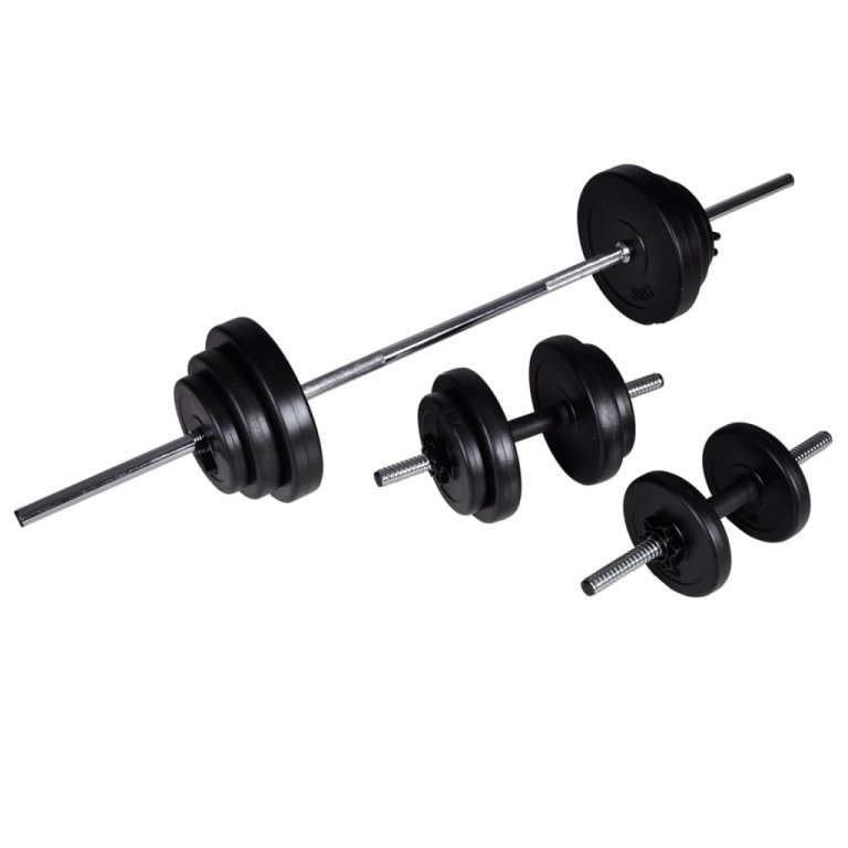 Turn de forță cu set de haltere & gantere 30,5 kg