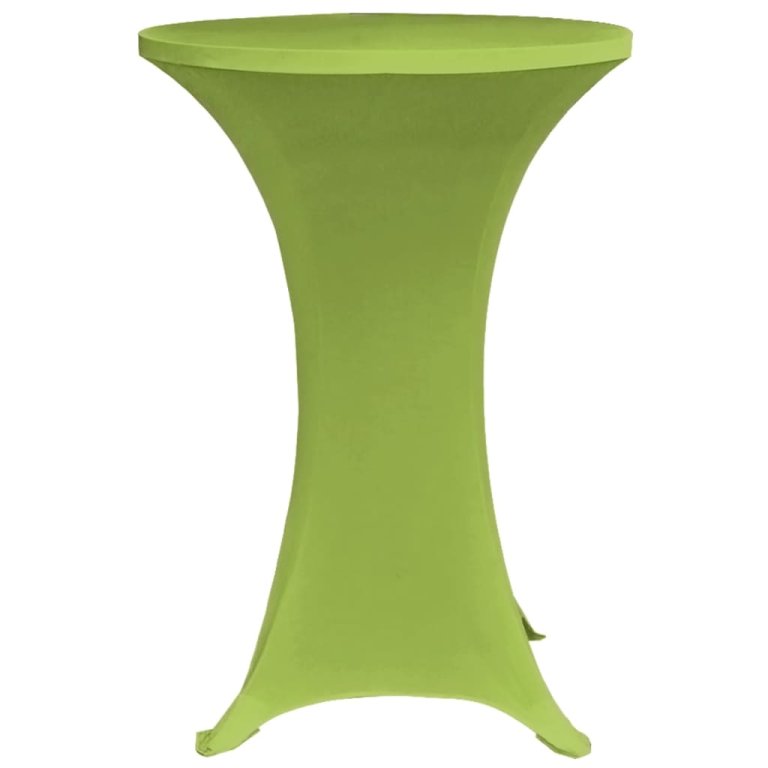 Husă elastică pentru masă, 4 buc., verde, 60 cm