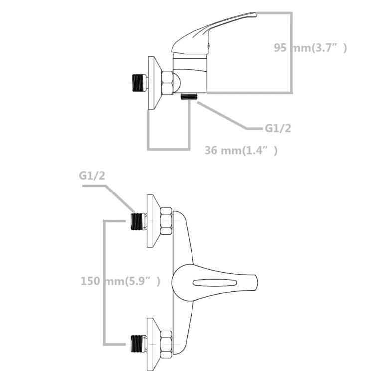 Dușuri mixer, 2 buc.