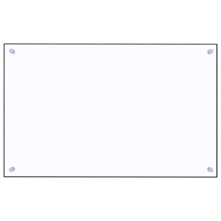 Panou antistropi bucătărie transparent 80x50 cm sticlă securiz.