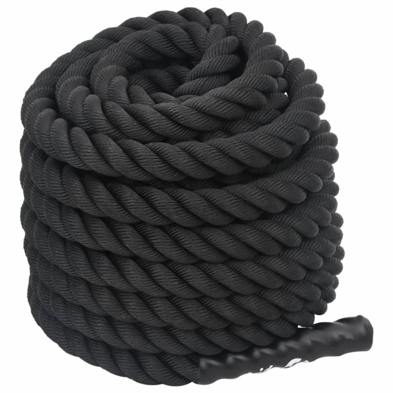 Frânghie de lucru, negru, 12 m, 9 kg, poliester