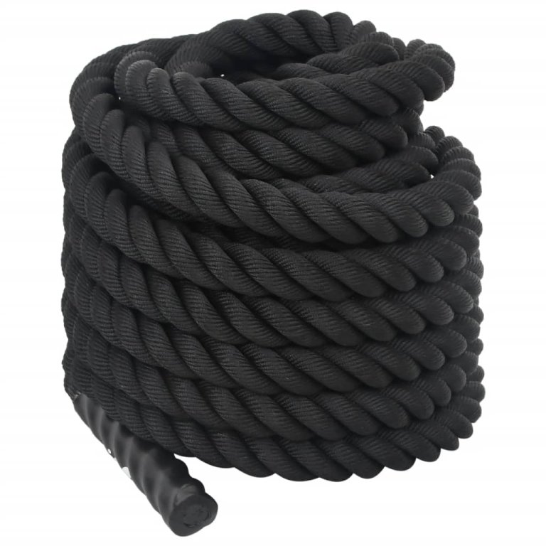 Frânghie de lucru, negru, 12 m, 9 kg, poliester