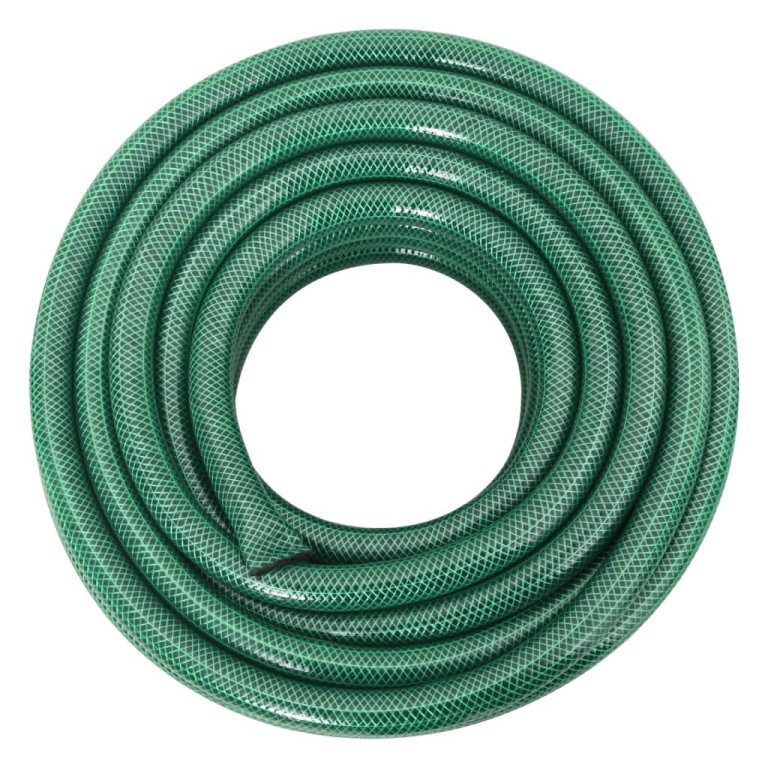 Furtun de grădină cu set de racorduri, verde, 50 m, PVC