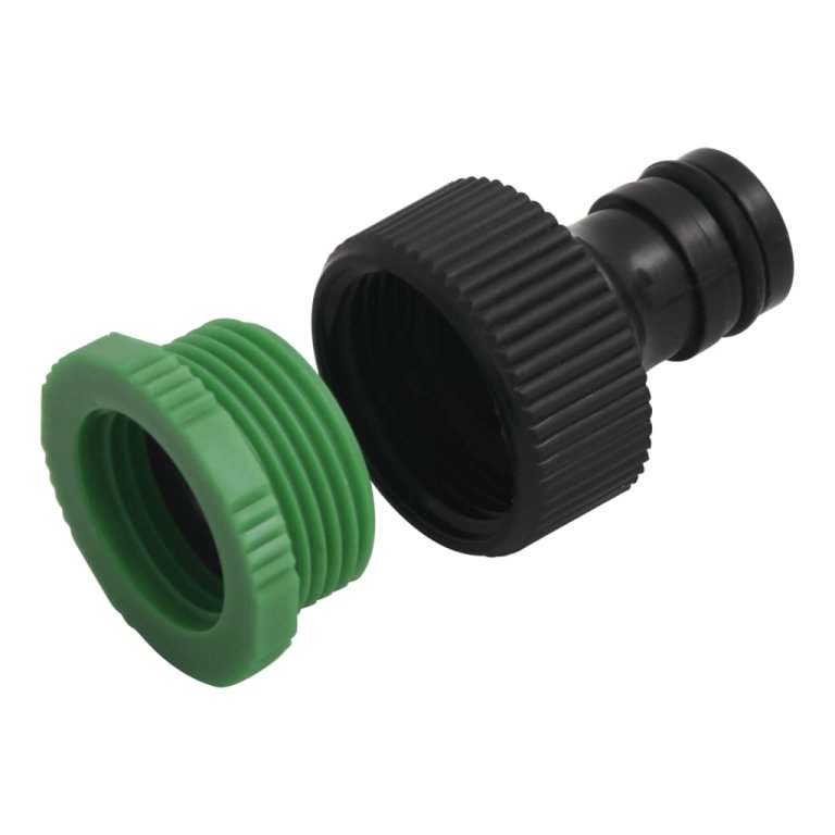 Furtun de grădină cu set de racorduri, verde, 50 m, PVC