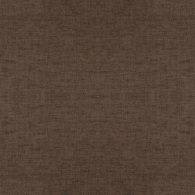 Scaune de bucătărie pivotante, 2 buc., maro, material textil