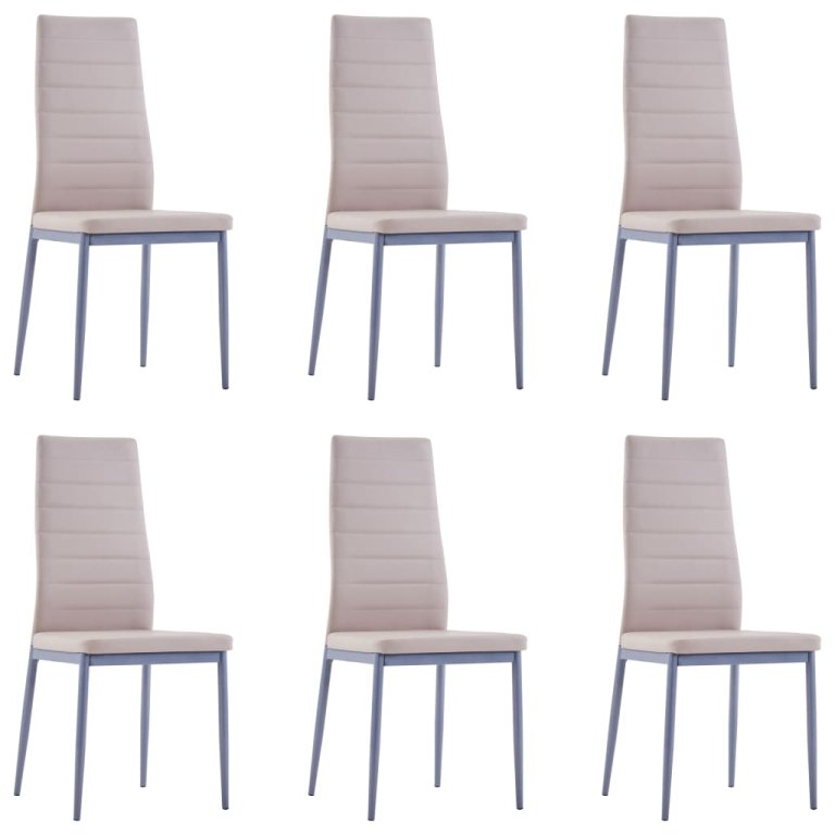 Set mobilier de bucătărie, 7 piese, cappuccino