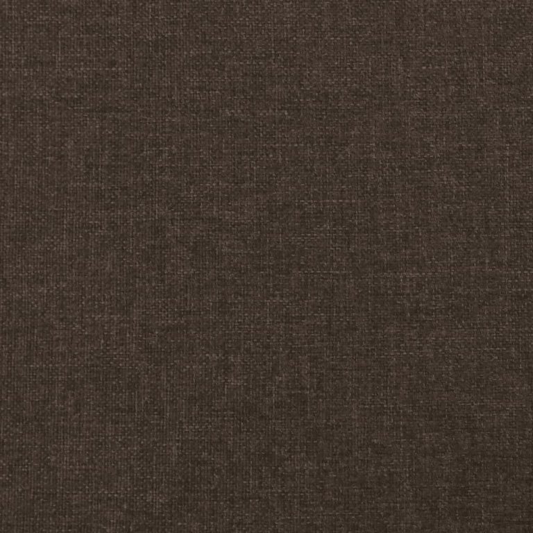 Scaune de bucătărie pivotante, 2 buc., maro închis, textil