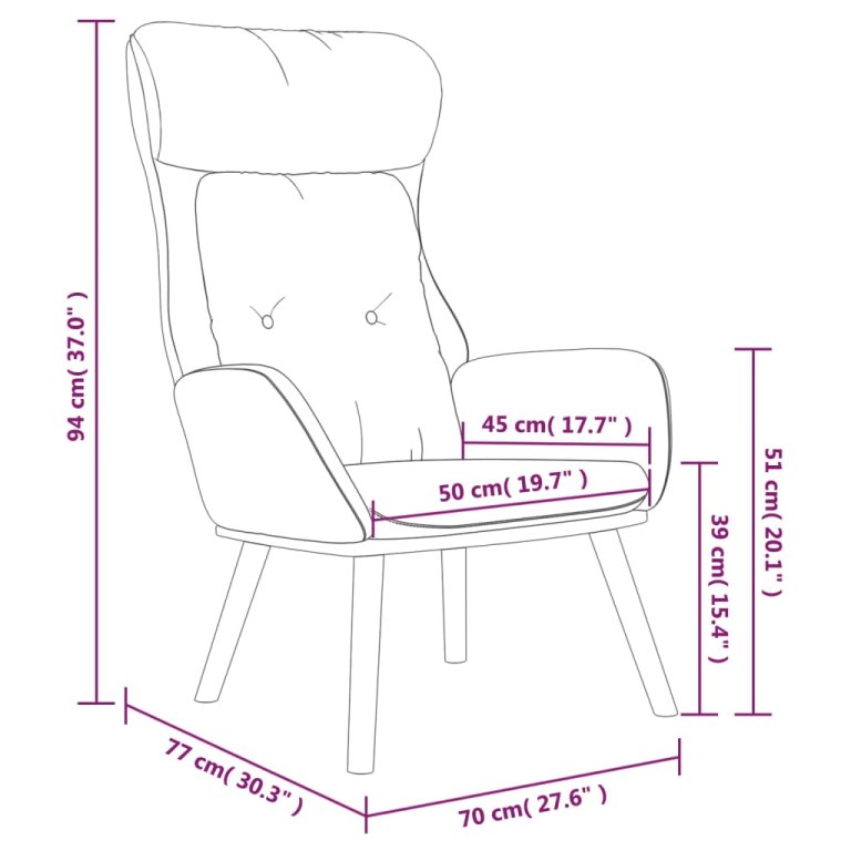 Scaun de relaxare, gri închis, material textil