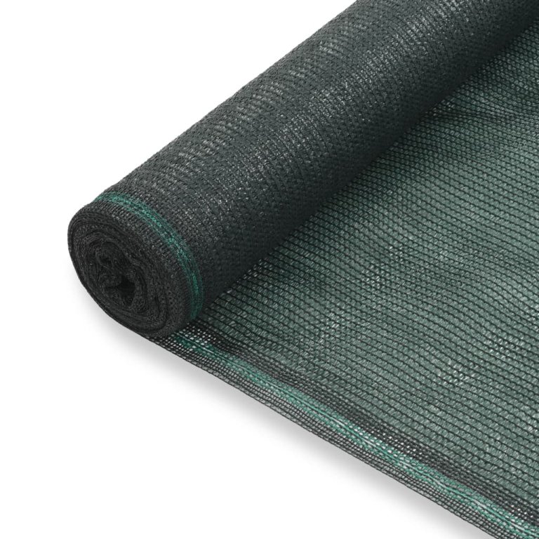 Plasă teren de tenis, verde, 2x50 m, HDPE