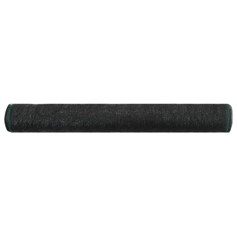 Plasă teren de tenis, negru, 1x50 m, HDPE