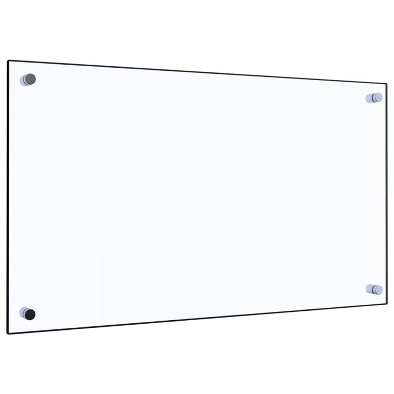 Panou antistropi bucătărie transparent 70x40 cm sticlă securiz.