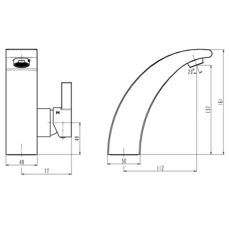 SCHÜTTE Baterie mixer de chiuvetă 