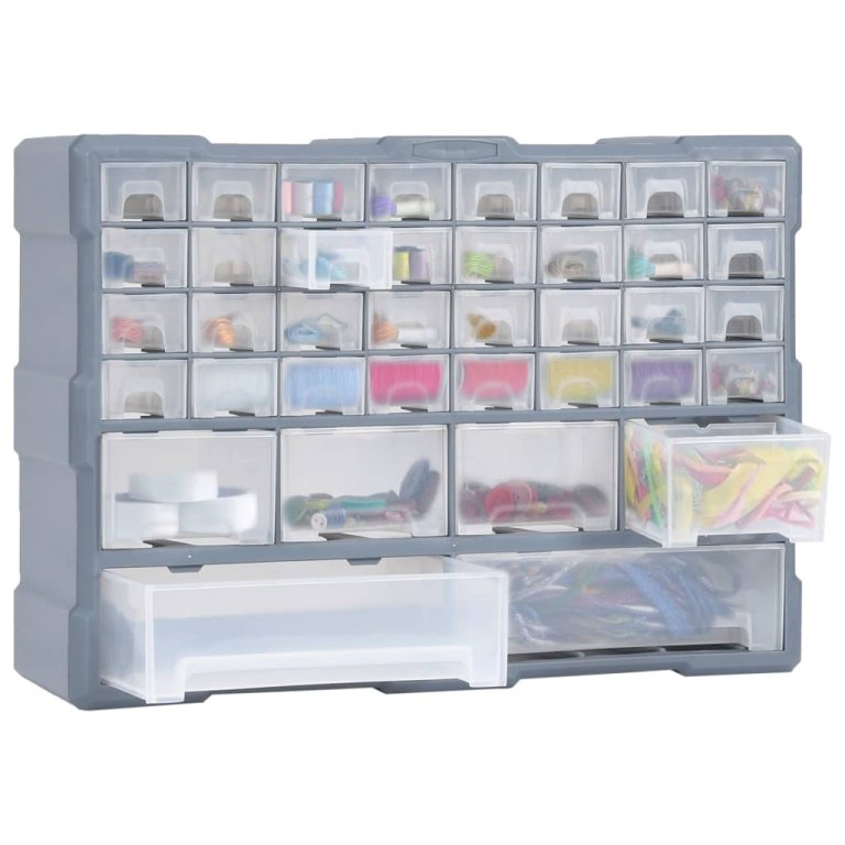 Organizator cu 38 de sertare, 52 x 16 x 37,5 cm