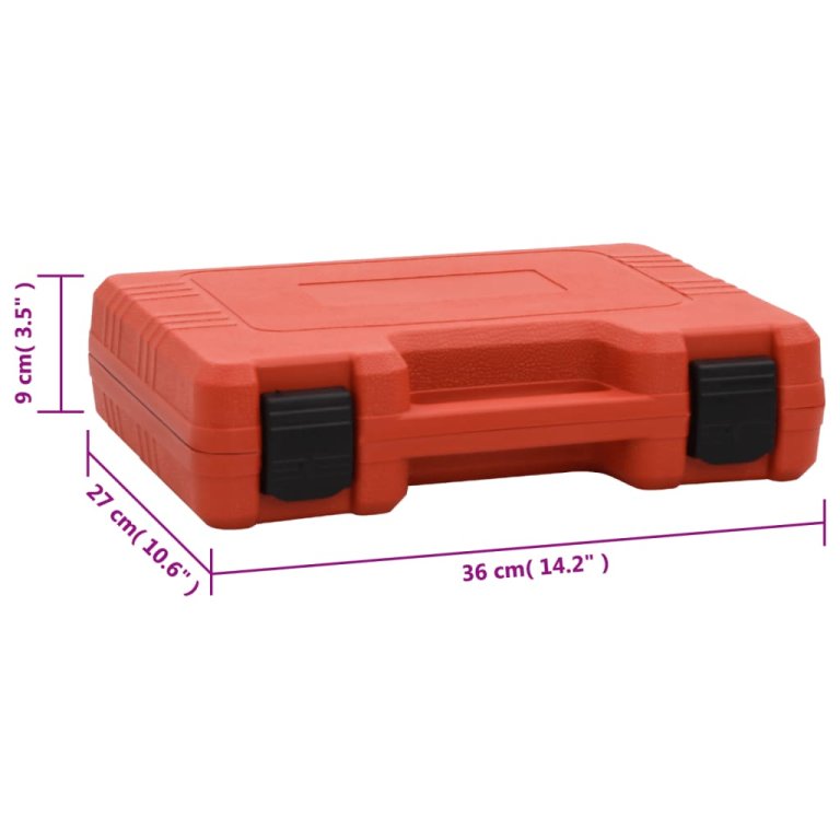 Set detector de scurgeri pentru aer condiționat roșu 36x27x9 cm