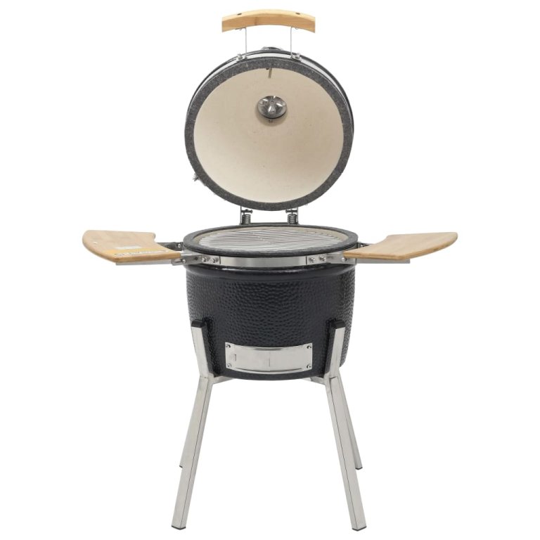 Grătar cu afumătoare Kamado, 76 cm, ceramică