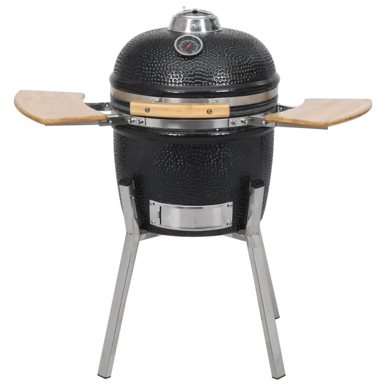 Grătar cu afumătoare Kamado, 76 cm, ceramică