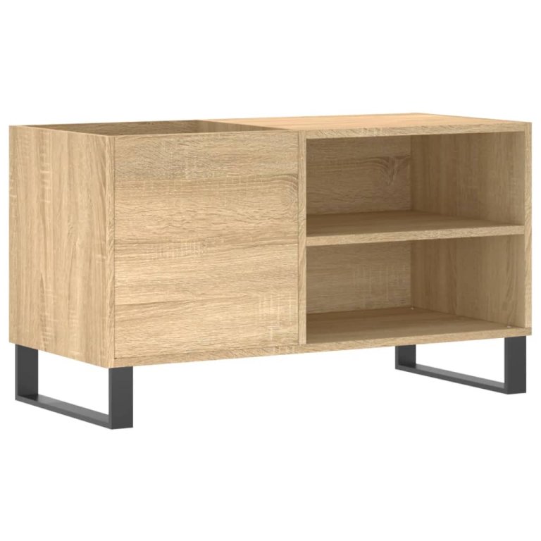 Dulap pentru discuri stejar sonoma 85x38x48 cm lemn prelucrat