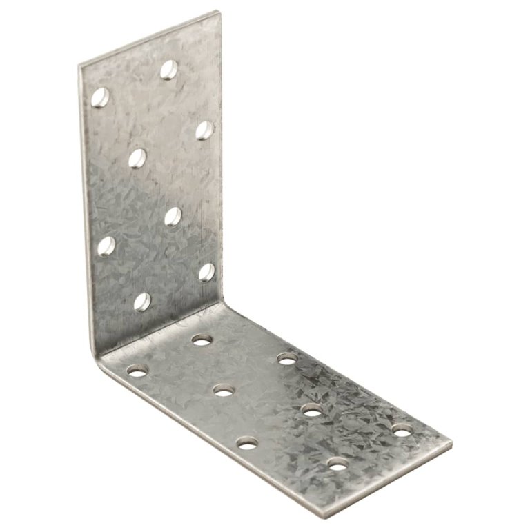 Suporturi unghiulare 40 buc. 2 mm 80x40x80 mm oțel galvanizat