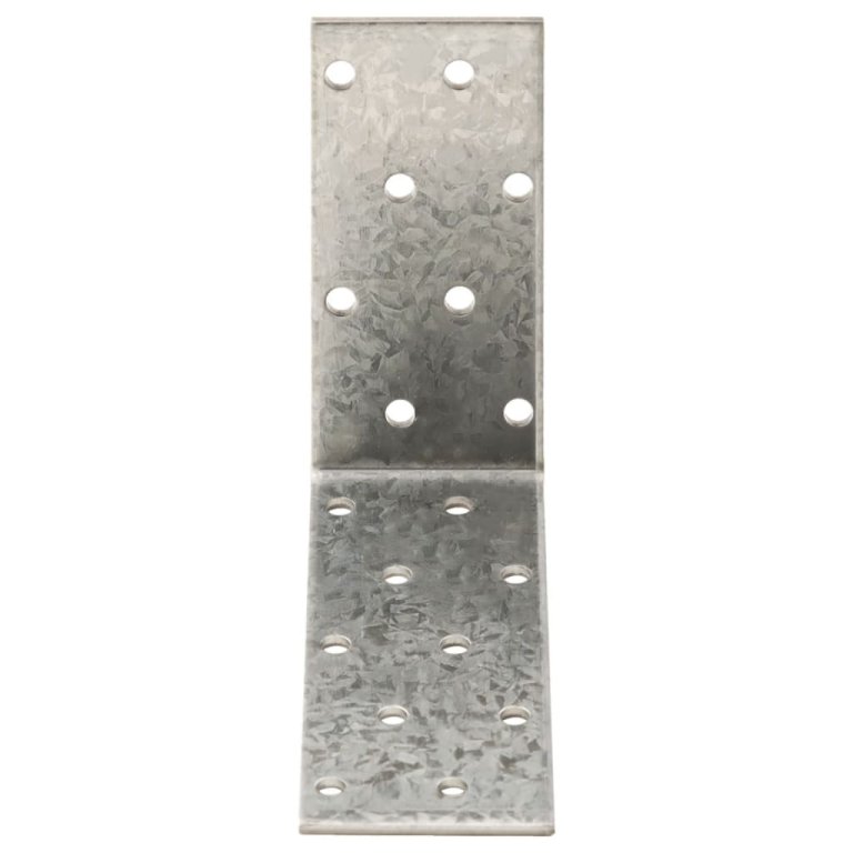 Suporturi unghiulare 40 buc. 2 mm 80x40x80 mm oțel galvanizat