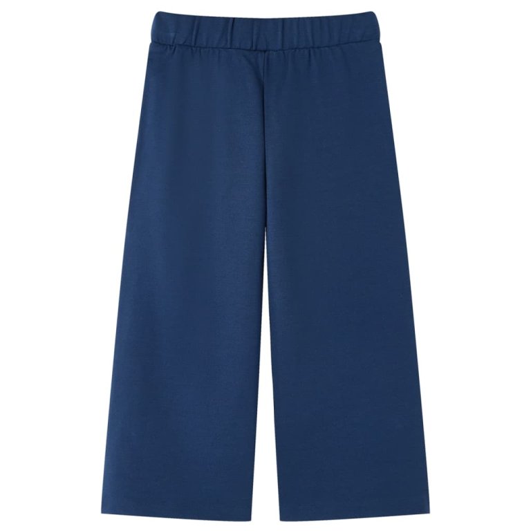 Pantaloni pentru copii cu picioare largi, bleumarin, 116