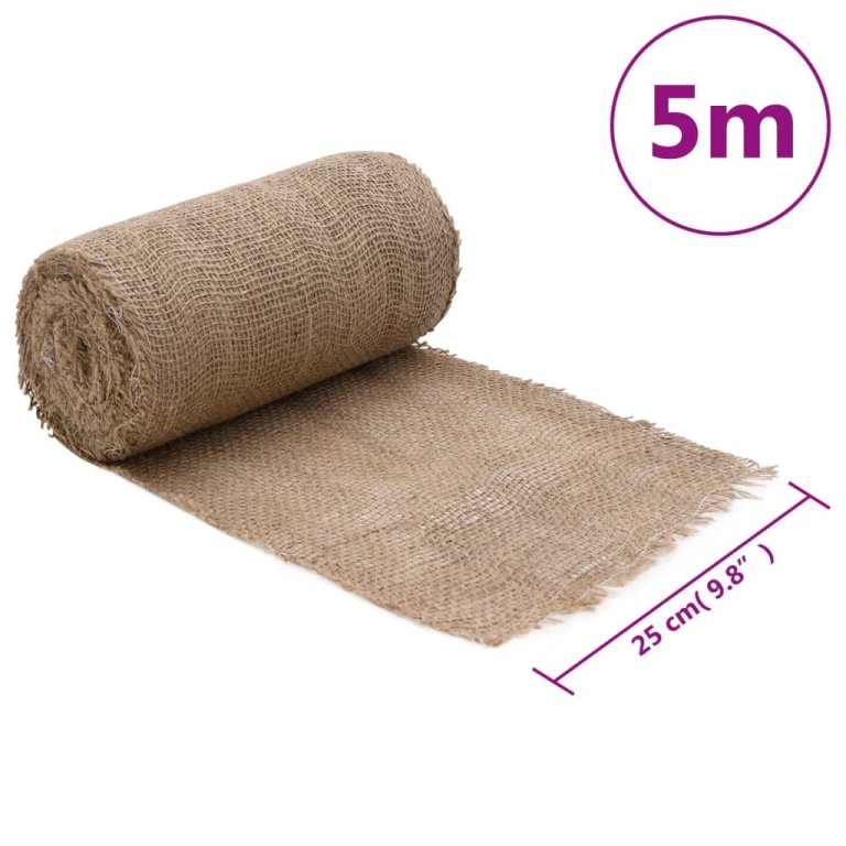 Rolă de iută, 0,25x5 m, iută 100%, 200 g/m²