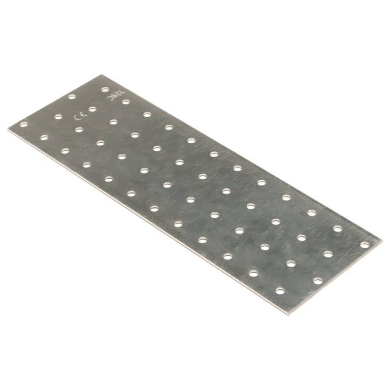 Plăci perforate, 20 buc., 2 mm, 240x80 mm, oțel galvanizat